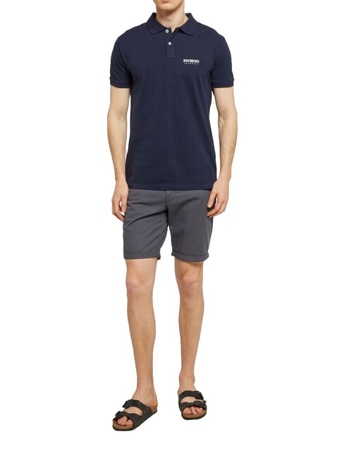ICONIC Tricou polo din bumbac, cu m&acirc;necă scurtă marina - maiou Polo
