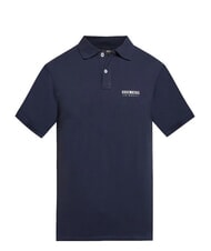 BIKKEMBERGS ICONIC Tricou polo din bumbac, cu m&acirc;necă scurtă marina - maiou Polo - 5
