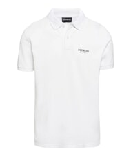 BIKKEMBERGS ICONIC Tricou polo din bumbac, cu m&acirc;necă scurtă alb - maiou Polo - 5