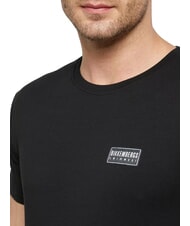 BIKKEMBERGS BASIC Tricou cu m&acirc;necă scurtă și guler rotund negru - tricou - 3