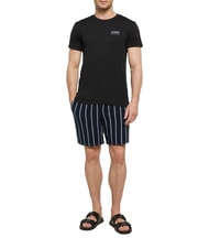 BIKKEMBERGS BASIC Tricou cu m&acirc;necă scurtă și guler rotund negru - tricou - 4