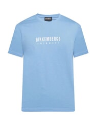 BIKKEMBERGS ICONIC Tricou din bumbac, cu m&acirc;necă scurtă azur - tricou - 5