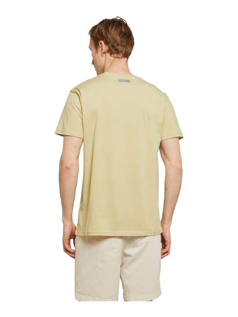 ICONIC Tricou din bumbac, cu m&acirc;necă scurtă bej - tricou