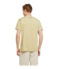 BIKKEMBERGS ICONIC Tricou din bumbac, cu m&acirc;necă scurtă bej - tricou - 2