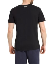 BIKKEMBERGS ICONIC Tricou din bumbac, cu m&acirc;necă scurtă negru - tricou - 2