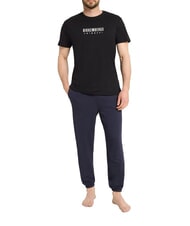 BIKKEMBERGS ICONIC Tricou din bumbac, cu m&acirc;necă scurtă negru - tricou - 3