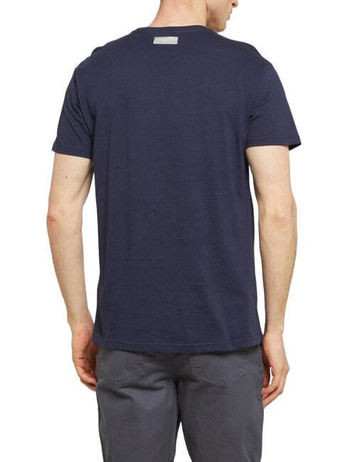 ICONIC Tricou din bumbac, cu m&acirc;necă scurtă marina - tricou