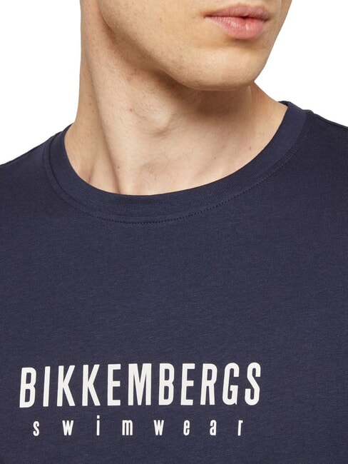 ICONIC Tricou din bumbac, cu m&acirc;necă scurtă marina - tricou
