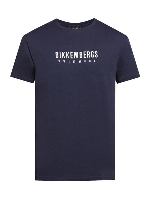 ICONIC Tricou din bumbac, cu m&acirc;necă scurtă marina - tricou
