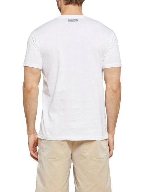 ICONIC Tricou din bumbac, cu m&acirc;necă scurtă alb - tricou