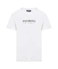 BIKKEMBERGS ICONIC Tricou din bumbac, cu m&acirc;necă scurtă alb - tricou - 5