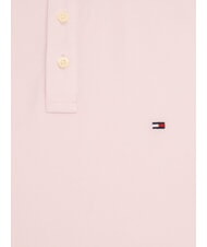 TOMMY HILFIGER TH Tricou polo cu m&acirc;necă scurtă roz deschis - maiou Polo - 2