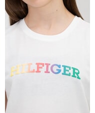 TOMMY HILFIGER KIDS BIMBA Tricou cu m&acirc;necă scurtă alb optic - Tricou copil - 2