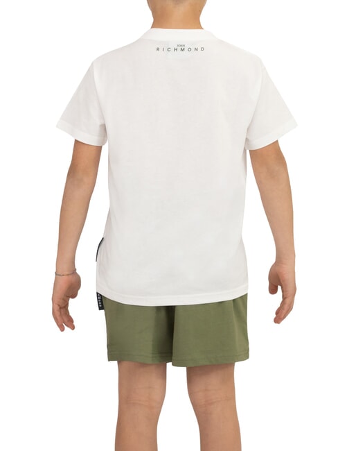 RUNDAVO Tricou + Pantaloni scurți dansator de nor alb - Treninguri pentru copii