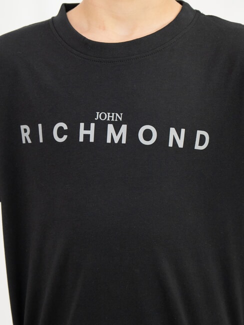 RUNDAVO Tricou + Pantaloni scurți negru argintiu - Treninguri pentru copii