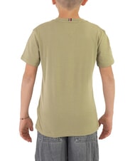 TOMMY HILFIGER KIDS BIMBO Tricou cu m&acirc;necă scurtă măsliniu decolorat - Tricou copil - 3