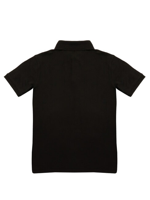 TH Tricou polo cu m&acirc;necă scurtă din bumbac piqu&eacute; ck negru - maiou Polo