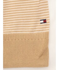 TOMMY HILFIGER TH Pulover din amestec de bumbac roz clasic / alb optic - Pulovere pentru bărbați - 2