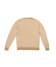 TOMMY HILFIGER TH Pulover din amestec de bumbac roz clasic / alb optic - Pulovere pentru bărbați - 4
