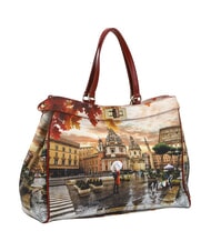YNOT YESBAG Geantă de umăr XL Roma plouă - Genți femei - 2