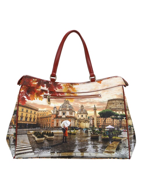 YESBAG Geantă de umăr XL Roma plouă - Genți femei