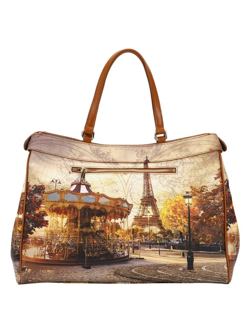 YESBAG Geantă de umăr XL Paris amuzant - Genți femei