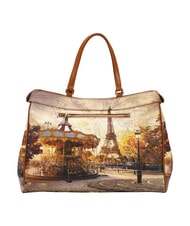 YNOT YESBAG Geantă de umăr XL Paris amuzant - Genți femei - 3