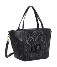 YNOT STYLE Geantă de cumpărături de umăr, cu curea de umăr BLACK - Genți femei - 2