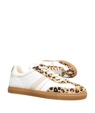 SERAFINI COURT Adidași din piele leopard de lapte alb - Pantofi femei - 4