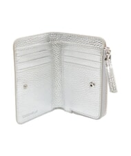 COCCINELLE TASSEL Portofel din piele pietrișată SILVER - Portofele femei - 2