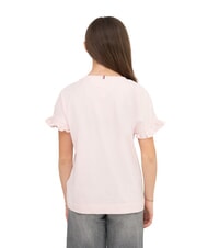 TOMMY HILFIGER KIDS BIMBA Tricou din bumbac roz fantezist - Tricou copil - 3