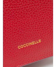 COCCINELLE DEW Geantă de umăr mini sangrie - Genți femei - 4