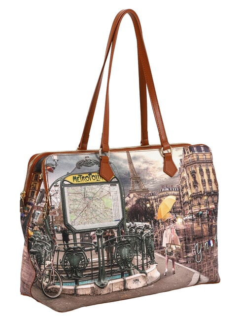 YESBAG Geantă de umăr Metroul din Paris - Genți femei