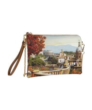 YNOT YESBAG Geantă tip clutch plată cu manșetă Peisajul Romei - Genți femei - 2