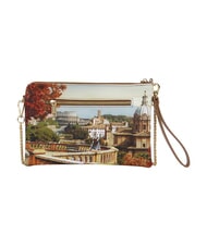 YNOT YESBAG Geantă tip clutch plată cu manșetă Peisajul Romei - Genți femei - 3