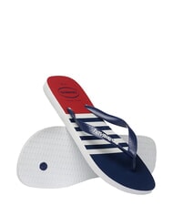 HAVAIANAS Haltere TOP NAUTICAL alb/albastru marin/roșu apache - Pantofi bărbați - 4