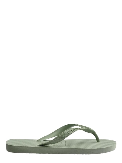 TOP SENSES Papuci flip-flop verde fum - Pantofi femei