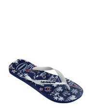 HAVAIANAS Haltere TOP NAUTICAL bleumarin/bleumarin/alb - Pantofi bărbați - 3