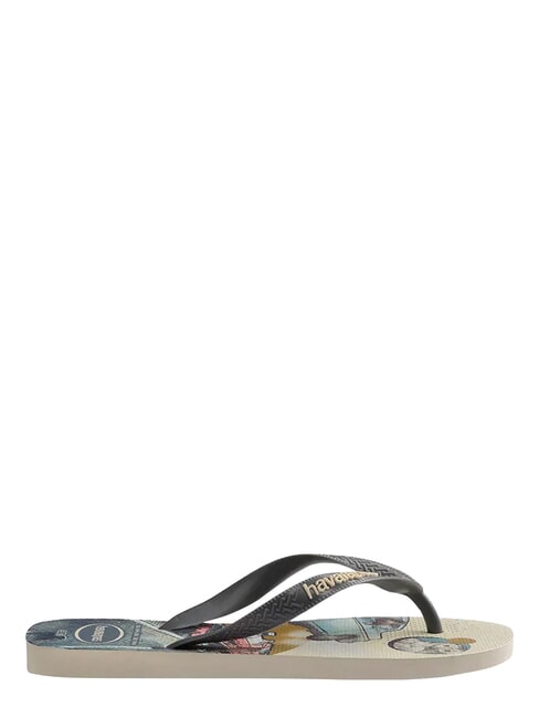 TOP HARRY POTTER Papuci flip-flop bej/gri oțel - Pantofi unisex