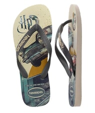 HAVAIANAS TOP HARRY POTTER Papuci flip-flop bej/gri oțel - Pantofi unisex - 5