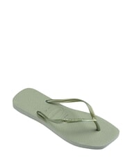 HAVAIANAS SLIM SQUARE Flip Flops cu v&acirc;rful pătrat verde fum - Pantofi femei - 2