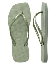HAVAIANAS SLIM SQUARE Flip Flops cu v&acirc;rful pătrat verde fum - Pantofi femei - 5
