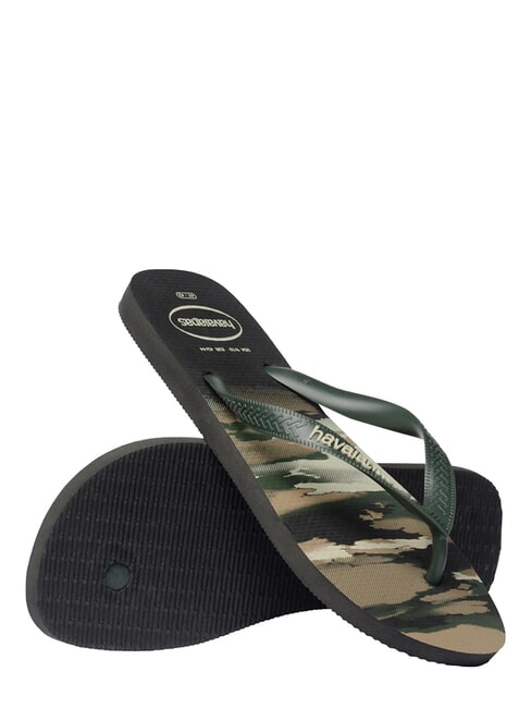 Haltere TOP CAMU negru/verde măsliniu - Pantofi unisex