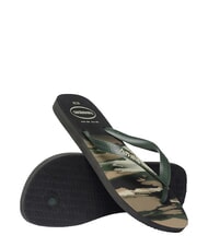 HAVAIANAS Haltere TOP CAMU negru/verde măsliniu - Pantofi unisex - 4