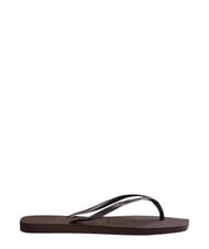 HAVAIANAS SLIM SQUARE Flip Flops cu v&acirc;rful pătrat Darkbro - Pantofi femei - 2