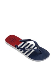 HAVAIANAS Haltere TOP NAUTICAL alb/albastru marin/roșu apache - Pantofi bărbați - 3