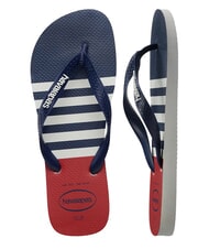 HAVAIANAS Haltere TOP NAUTICAL alb/albastru marin/roșu apache - Pantofi bărbați - 5