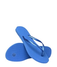 HAVAIANAS flip flops SLIM albastru strălucitor - Pantofi femei - 4