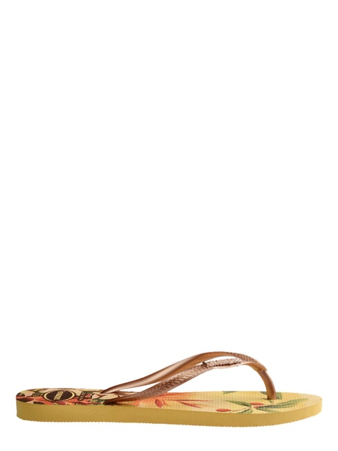  Flip-flip-uri SLIM TROPICAL cutie galbenă - Pantofi femei