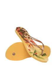 HAVAIANAS  Flip-flip-uri SLIM TROPICAL cutie galbenă - Pantofi femei - 4